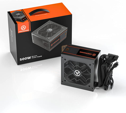 Power Supply 500W 80 plus Bronze Certified PSU (, AGV500)
